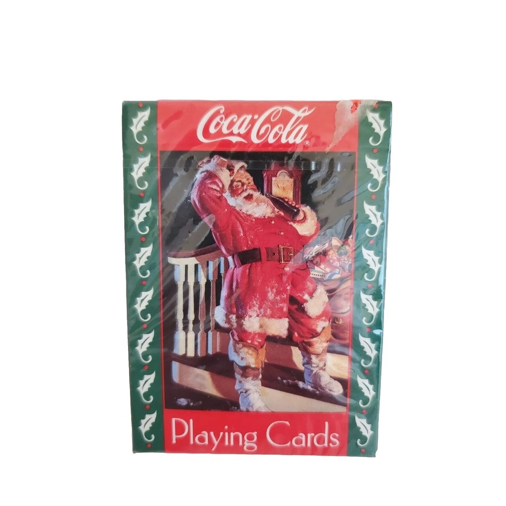 Vintage 1993 Coca-Cola Santa Claus Playing Cards Coke New